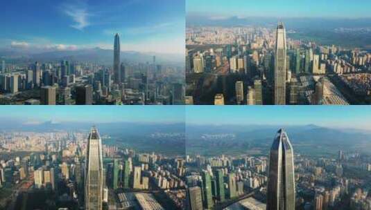 深圳平安大厦高清在线视频素材下载