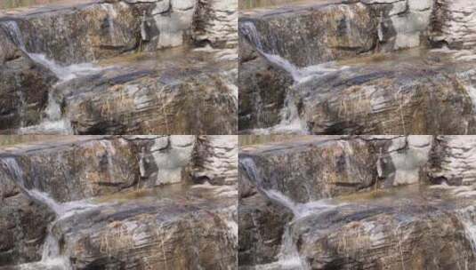 风景山水瀑布流水湖水高清在线视频素材下载