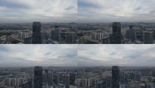 广州南村万博CBD航拍空镜高清在线视频素材下载