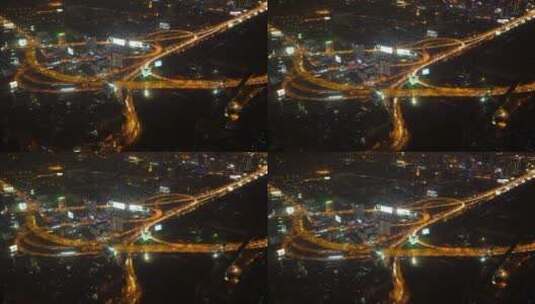 高速公路繁忙城市高峰交通繁忙时段定时录像高清在线视频素材下载