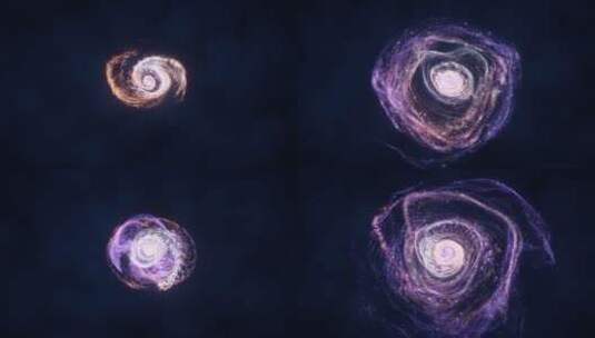 梦幻粒子星云3D渲染高清在线视频素材下载