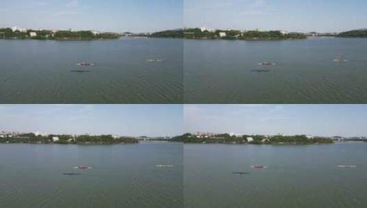皮划艇训练高清在线视频素材下载