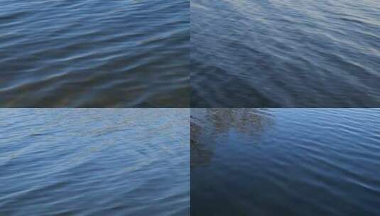 唯美意境流水，波光凌凌的水面高清在线视频素材下载