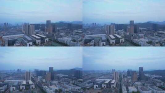 宝龙高楼建筑宝捷讯工业园A高清在线视频素材下载