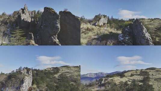 湖北神农架板壁岩高清在线视频素材下载