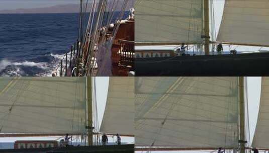帆船航海扬帆起航远航励志梦想征程12高清在线视频素材下载