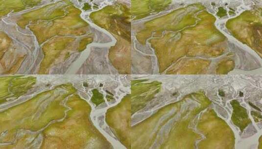 无人的河谷湿地高清在线视频素材下载