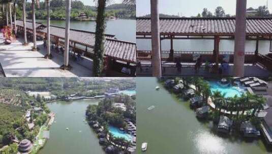 深圳观澜山水田园风景区高清在线视频素材下载