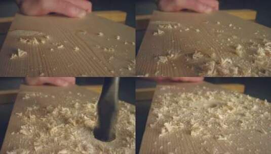 木匠 木工 木材 切割高清在线视频素材下载