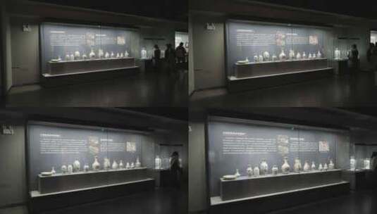 景德镇中国瓷器博物馆陶瓷运镜高清在线视频素材下载