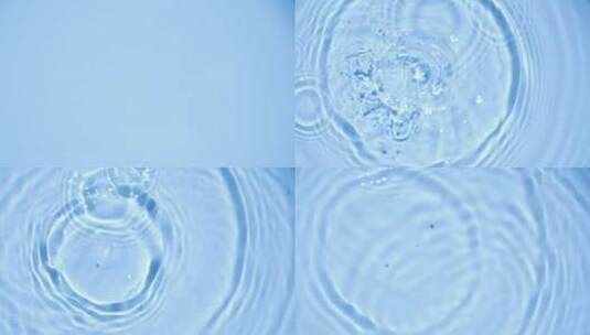 水滴升格特写镜头高清在线视频素材下载