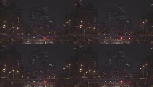 北京车流夜景高清在线视频素材下载