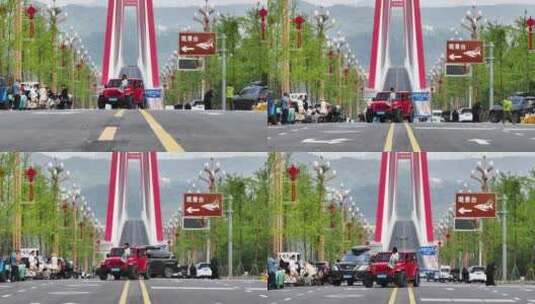 贵州龙里河大桥航拍高清在线视频素材下载