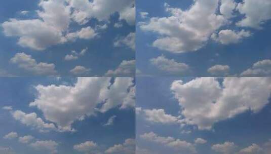 蓝天白云风景延时摄影高清在线视频素材下载