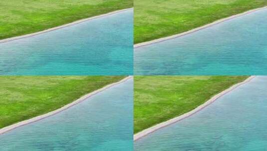 碧蓝的新疆赛里木湖高清在线视频素材下载