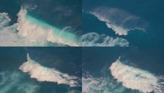 大海海浪浪花升格慢动作合集高清在线视频素材下载