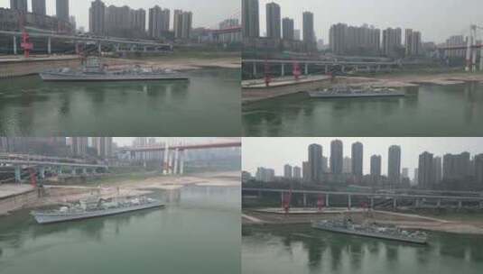 重庆长江舰船高清在线视频素材下载