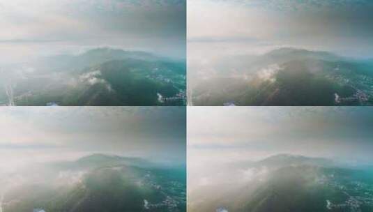 4k长沙谷山森林公园云海延时高清在线视频素材下载