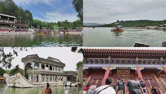 北京旅游景区颐和园空镜高清在线视频素材下载