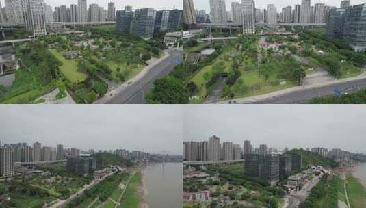 重庆城市航拍高清在线视频素材下载