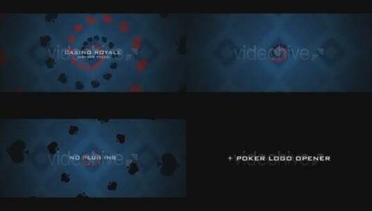 神秘扑克之夜电影预告片AE模板高清AE视频素材下载