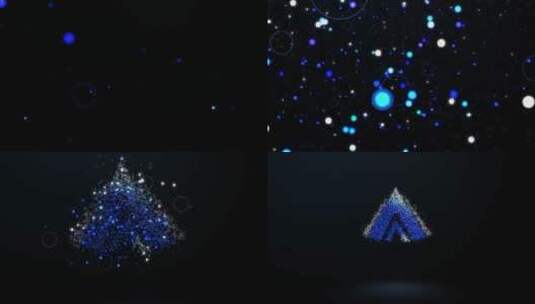 简洁蓝色大气科技企业片头宣传展示AE模板高清AE视频素材下载
