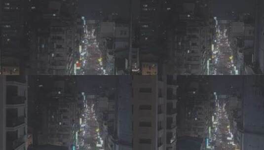 台湾台中市区的夜晚高清在线视频素材下载