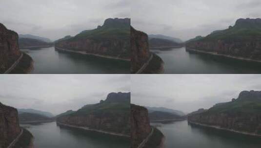 山中湖美景原色可调色高清在线视频素材下载