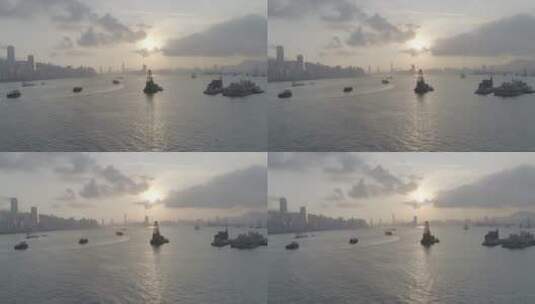 香港航拍高清在线视频素材下载