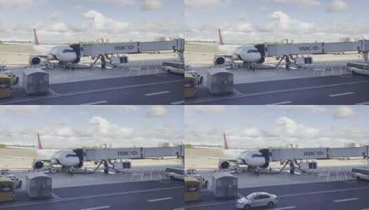 机场安检工作高清在线视频素材下载
