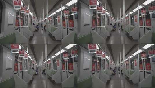 虹桥国际机场摆渡地铁高清在线视频素材下载