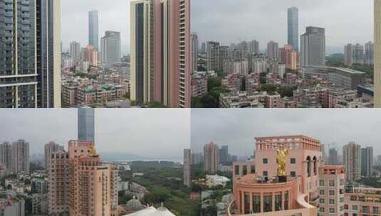 深圳最大城中村---白石州高清在线视频素材下载