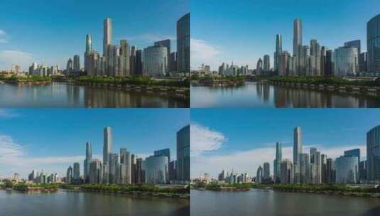 【8k素材】珠江新城大范围移动延时高清在线视频素材下载