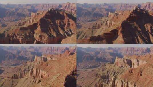 航拍漂亮的大峡谷景观高清在线视频素材下载