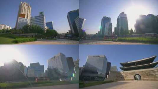 韩国首尔都市高清在线视频素材下载