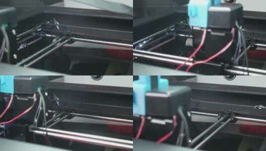 大规模生产中的最新3D打印高清在线视频素材下载