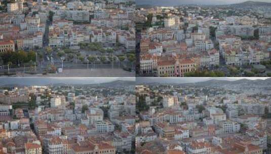 法国戛纳港的日出高清在线视频素材下载