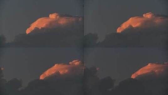 白天的光线从云层顶端消失的延时摄影高清在线视频素材下载