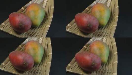 热带水果贵妃芒果高清在线视频素材下载