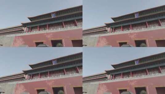 北京紫禁城故宫游玩4K实拍高清在线视频素材下载