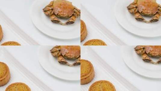 中秋佳节月饼美食高清在线视频素材下载