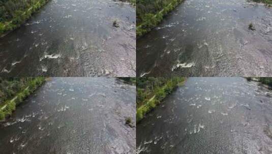 山水河流小溪水湖泊峡谷自然风光高清在线视频素材下载