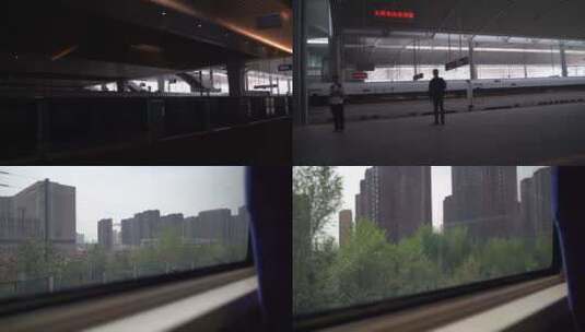 高速列车 高铁 动车高清在线视频素材下载