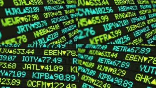 股票 代码 金融 经济高清在线视频素材下载