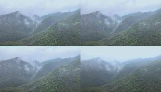 大山里云雾缭绕高清在线视频素材下载