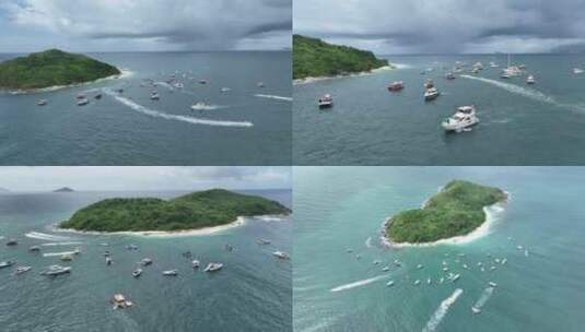 海南岛游艇度假高清在线视频素材下载