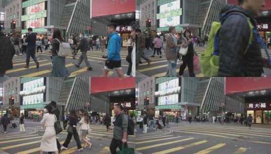 香港中环街景高清在线视频素材下载
