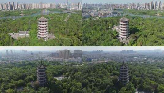 蚌埠市张公山公园7高清在线视频素材下载