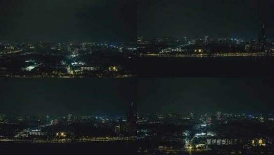 广州夜景万家灯火航拍高清在线视频素材下载