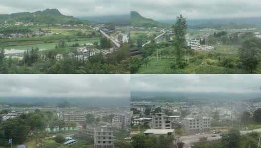 重庆彭水苗族土家族自治县的沿途自然风光高清在线视频素材下载
